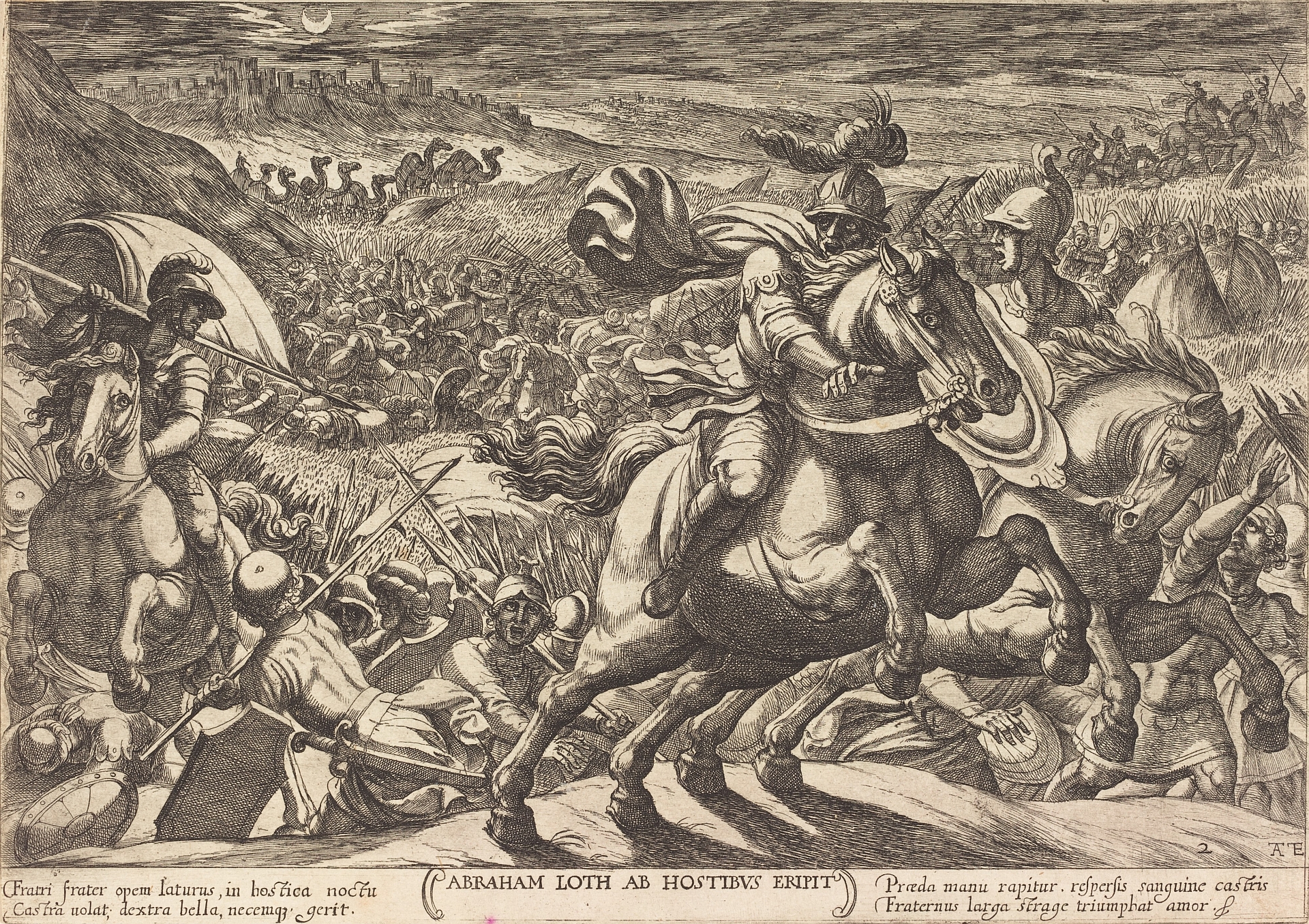 Abram bevrijdt Lot