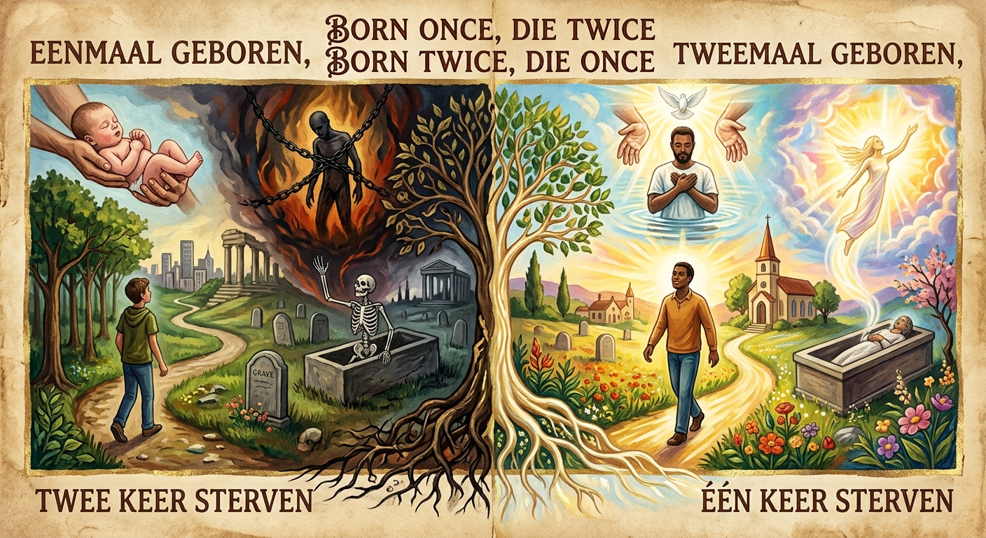 born once, die twice